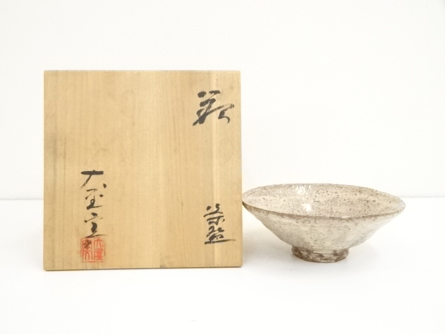 JAPANESE TEA CEREMONY HAGI WARE TEA BOWL / CHAWAN 